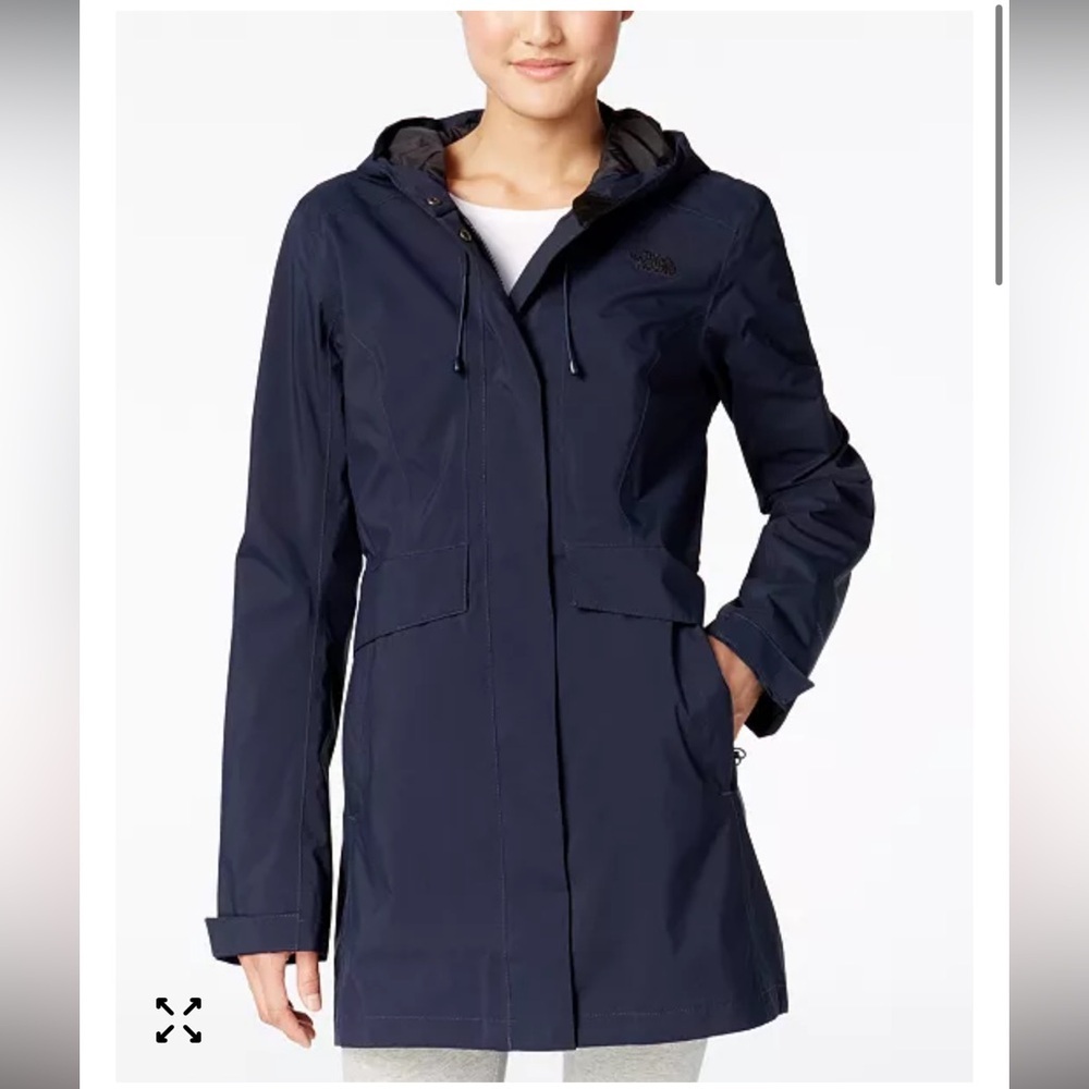 The North Face Anya Rain Parka Blue Size Large